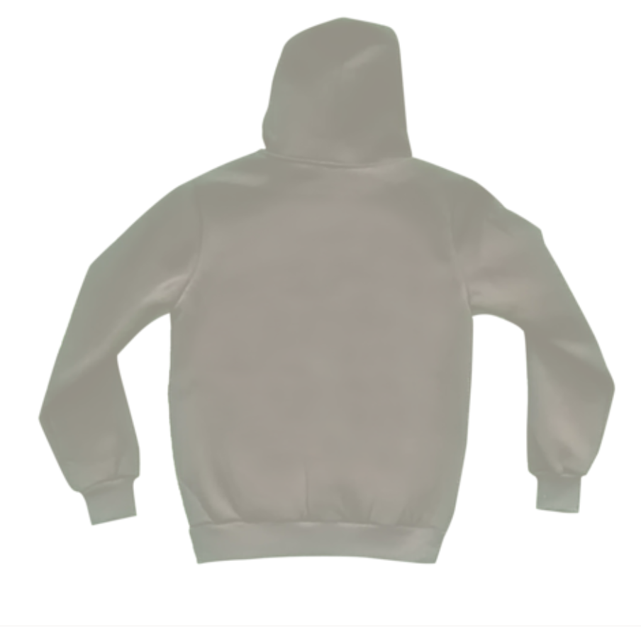 бежов oversized суичър 359OG, гръб