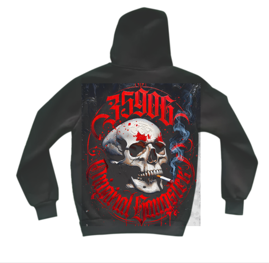 359OG Hoodie Skull Circle гръб