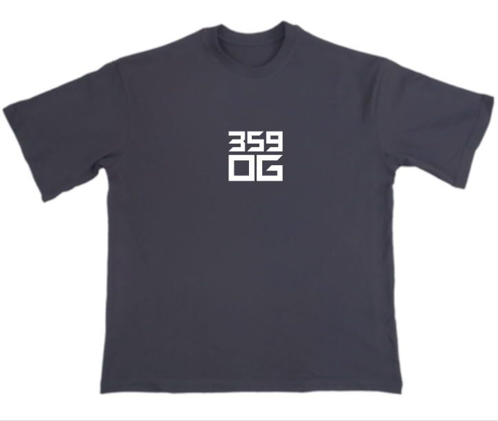 359OG Premium Oversized Tee - Black