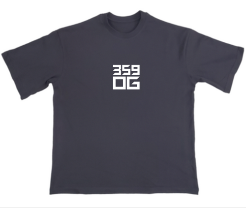 359OG Premium Oversized Tee - Black