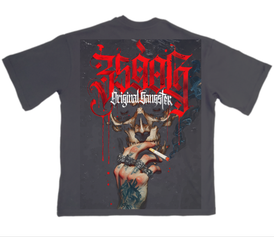 359OG Tee Skull Hand гръб